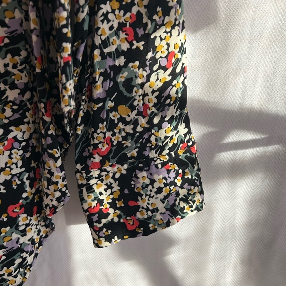 ANTHROPOLOGIE Maeve Matilda Floral Button Down Blouse Tunic Top Size M - Picture 6 of 12